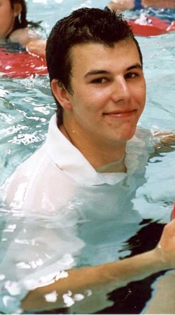 swimming teacher in clothes